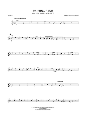 Across the stars trumpet top