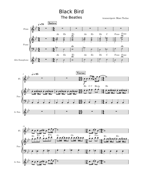 Blackbird – The Beatles
