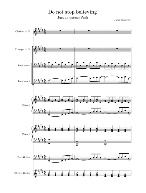 Dont Stop Believin' – Queen (Journey)