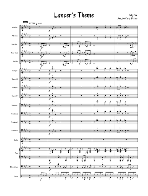 Lancer's Theme – Toby Fox (Jazz Band Arrangement)