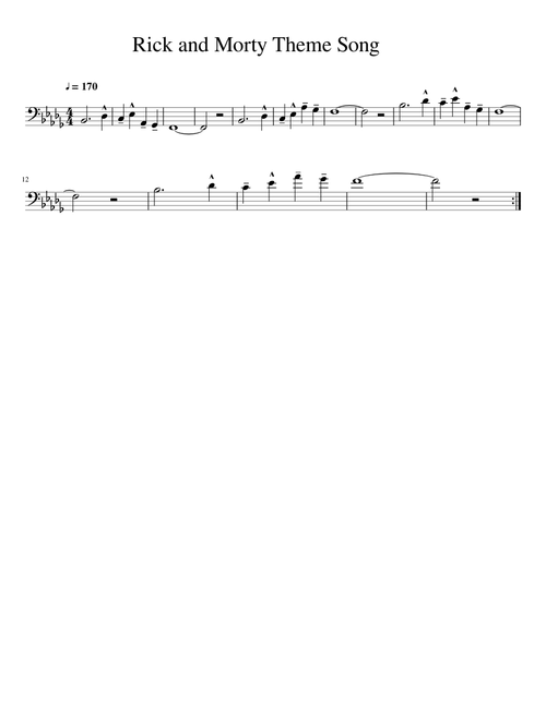 Rick and Morty Theme Song