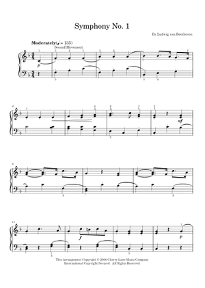 Symphony No.1, Op.21 - Ludwig van Beethoven Sheet Music for Viola
