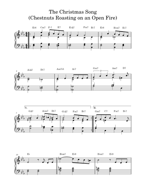 The christmas song – Nat King Cole The christmas song (Chestnuts Roasting On an Open Fire)