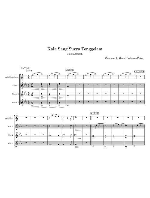 Kala Sang Surya Tenggelam - Guruh Soekarno Putra
