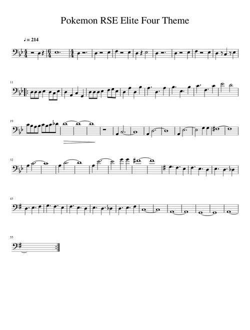 Pokemon RSE Elite Four Theme