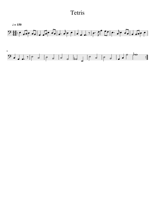 Tetris Theme Trombone