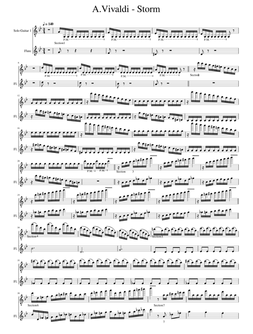 The four seasons - summer – Antonio Vivaldi - End (Storm)