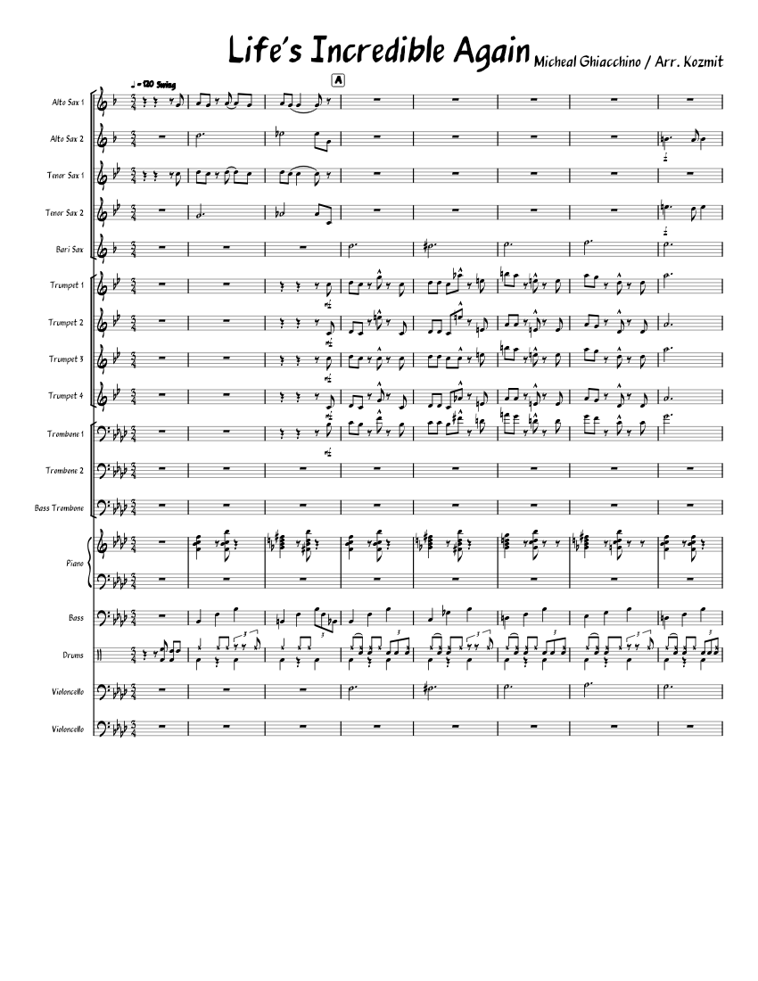 Life S Incredible Again From The Incredibles Ost Sheet Music For