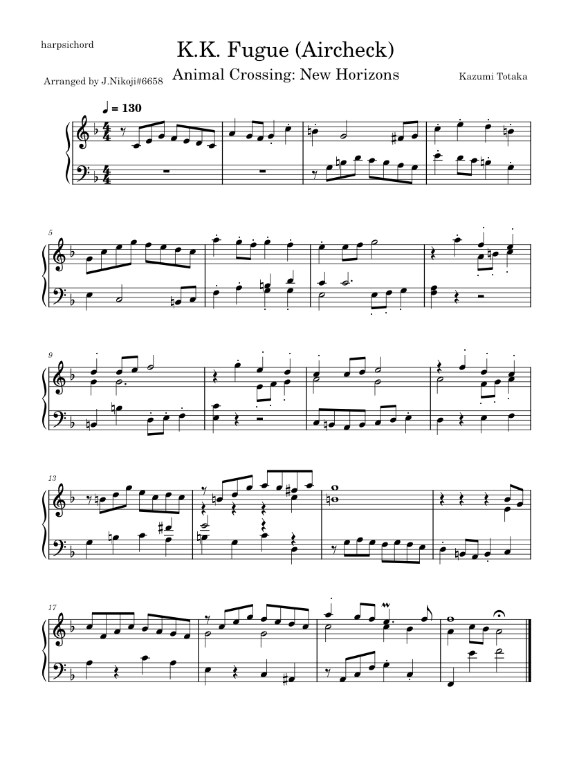 ジークフリート・マトゥス Klavierkonzert スコアー Garden - Fujii Kaze Sheet Music with Chords for Piano, Bass