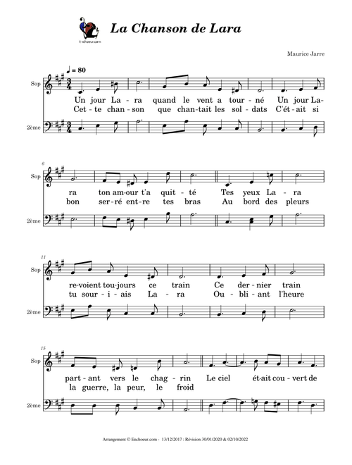 La Chanson de Lara