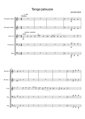 Play Official version of Jalousie Sheet Music by Jacob Gade for Piano ...