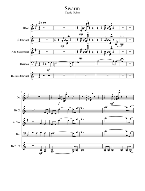 Mvt. 1 of Bittersweet Things / The Swarm