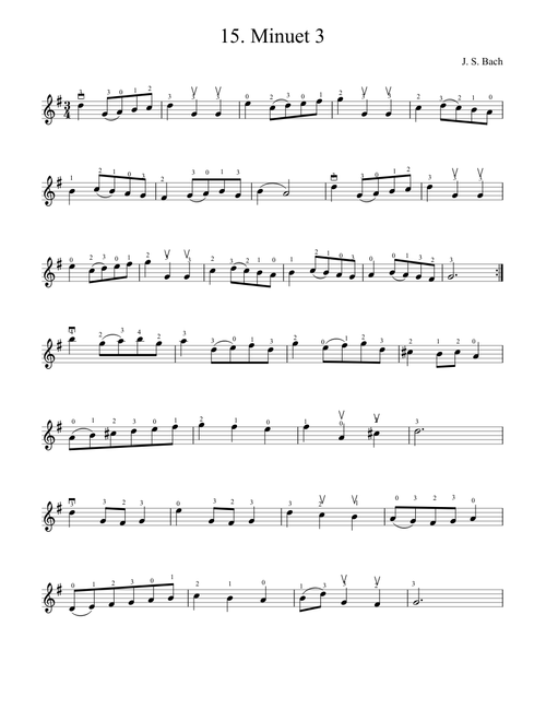 Minuet 3