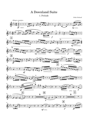 A Downland Suite – John Ireland A Downland Suite string score 3 (A