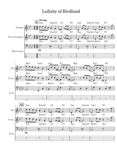 Lullaby of birdland – Ella Fitzgerald