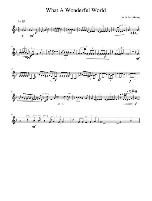 What A Wonderful World-SOLO