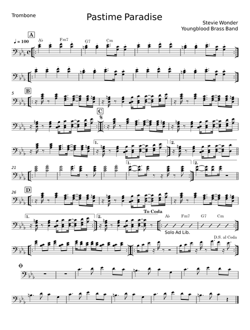 Pastime paradise - Stevie Wonder