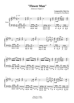 Flower Man – Toby Fox - DELTARUNE Chapter 5 OST Sheet Music for Piano ...