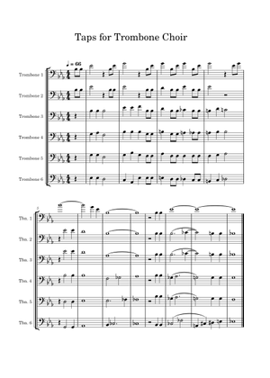 Play Official version of Taps Sheet Music by Misc tunes for Trumpet in ...