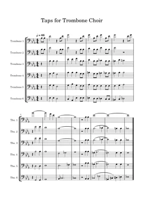 Taps Notes Play Official version of Taps Sheet Music by Misc tunes for Trumpet in ...