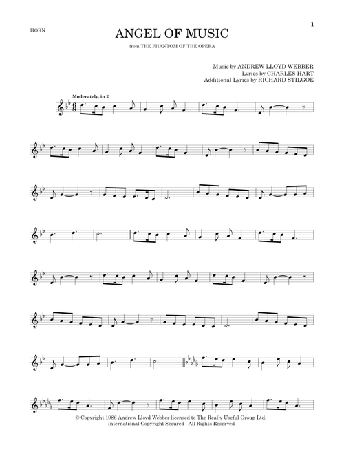 Angel Of Music (from The Phantom Of The Opera) - Richard Stilgoe (French Horn Solo)