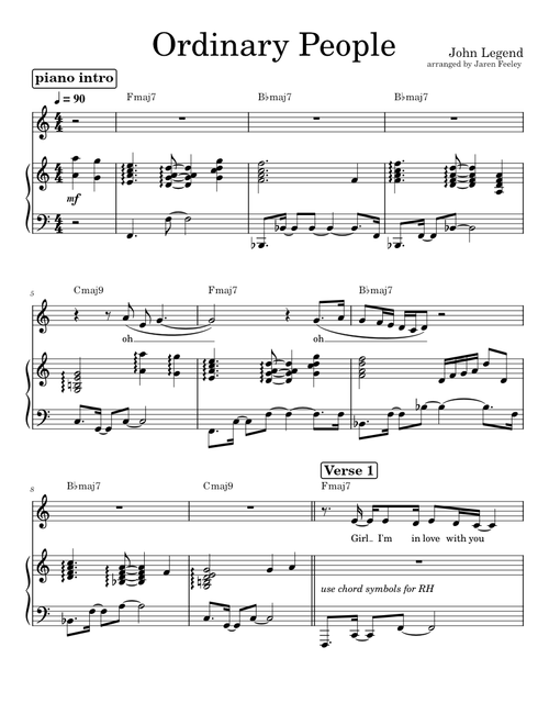 Ordinary people – John Legend