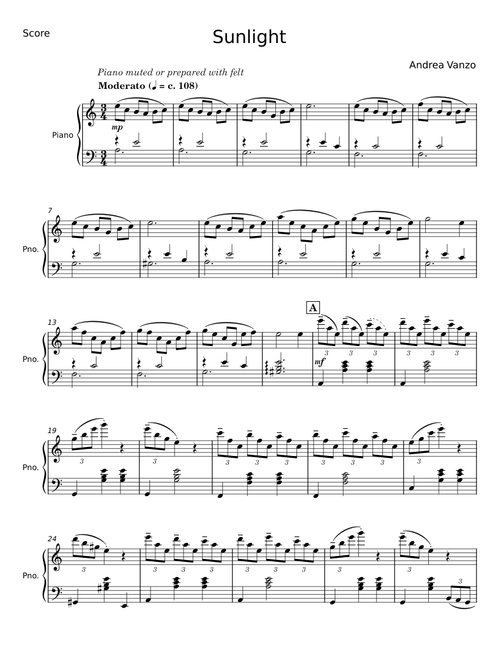 Sunlight - Andrea Vanzo