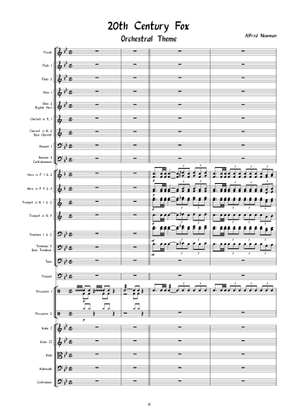 20th Century Fox Fanfare Sheet Music for Piano (Solo) | MuseScore.com
