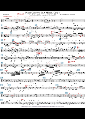 Free Piano Concerto, Op.54 by Robert Schumann sheet music
