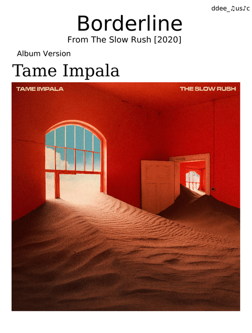 Tame Impala - Borderline [Album Version]