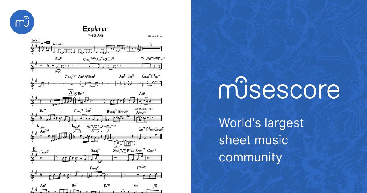 T-Square - Explorer Sheet music for Piano (Jazz Band) Easy