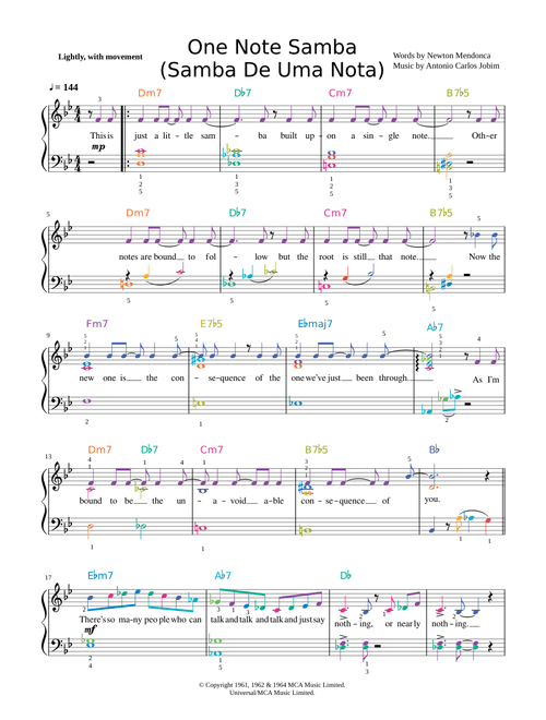 One Note Samba (Samba De Uma Nota) Variation #2