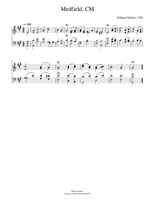 My shepherd will supply my need - William Mather