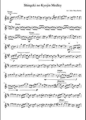 Utsukushiki Zankoku na Sekai Sheet Music for Saxophone alto (Solo