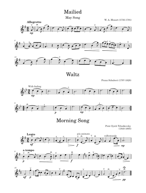 Young Violinist's Repertoire Book 1 No. 15-16-17