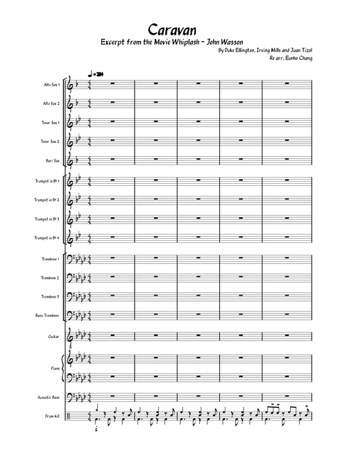 Caravan – excerpt from Whiplash