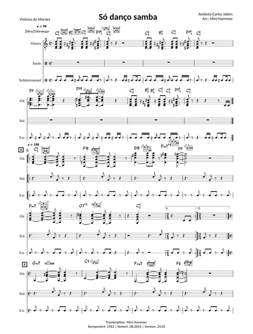 Antônio Carlos Jobim - Só danço Samba