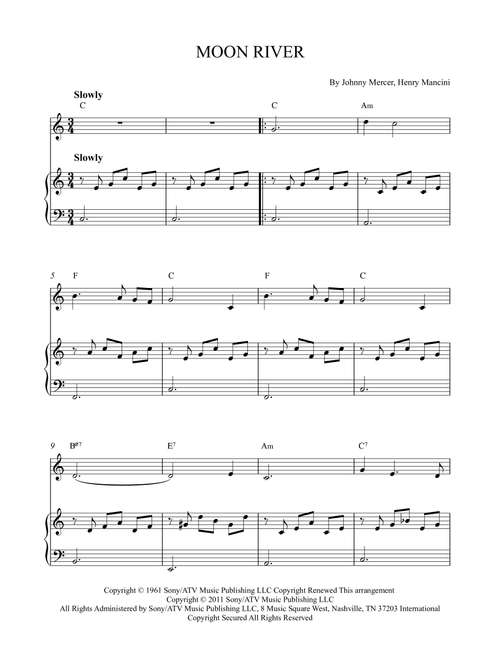 Moon River (Arr. Alex Nunes Rodrigues) - Andy Williams (Flute and Piano)