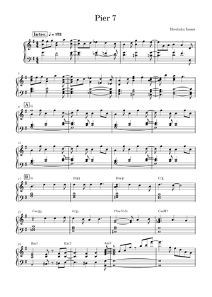 Pier 7 – Izumi Hirotaka Sheet Music for Piano (Solo) | MuseScore.com