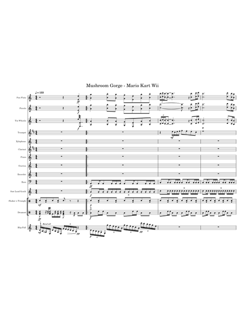 Mushroom Gorge - Mario Kart Wii – Asuka Hayazaki | Fully Transcribed