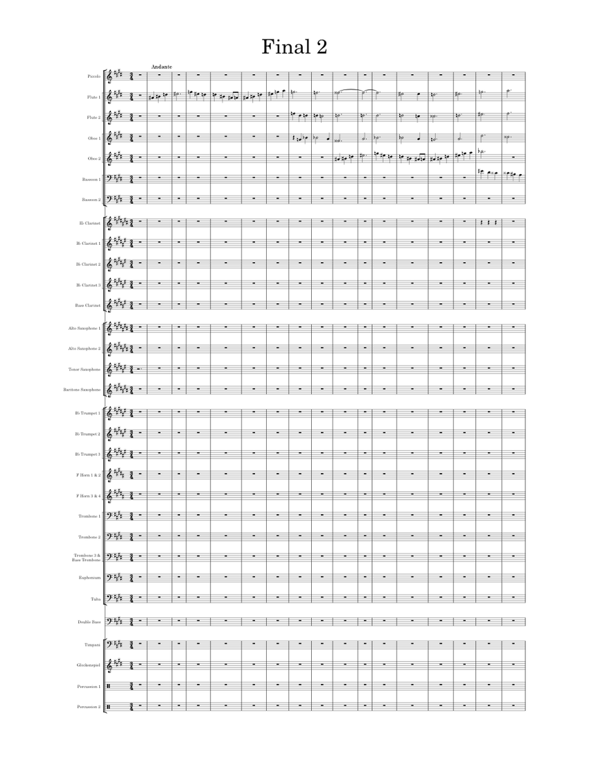 Final2 Js Sheet Music For Trombone Euphonium Tuba Flute Piccolo And More Instruments Concert 