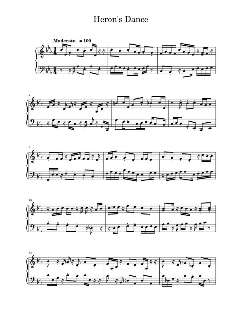 heron-s-dance-sheet-music-for-piano-solo-musescore
