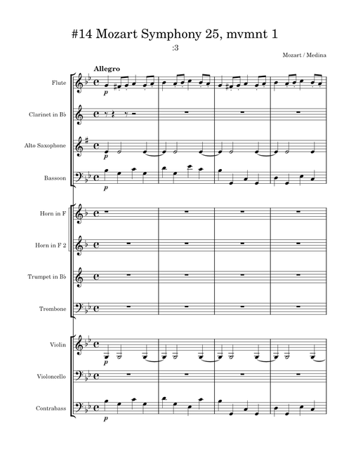Symphony No.25 in G minor, K.183/173dB – Wolfgang Amadeus Mozart