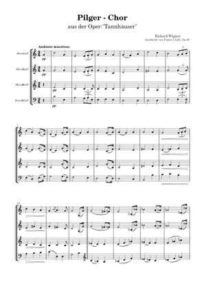 Wagner Tannhäuser Overture (Piano solo) Sheet Music for Piano Wagner Tannhäuser Overture (Piano solo) Sheet Music for Piano