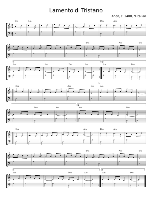 Lamento di Tristano