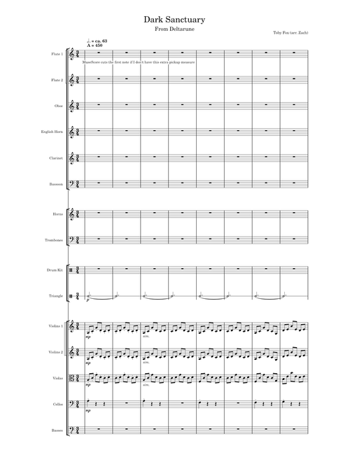 Dark Sanctuary (ORCHESTRAL) – Toby Fox