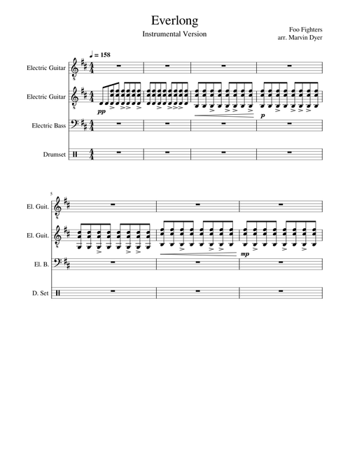 Everlong – Foo Fighters Everlong by Foo Fighters