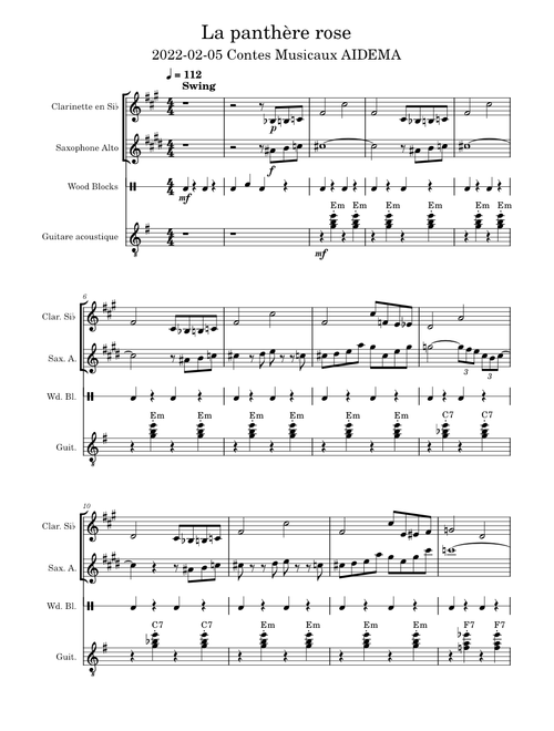 The Pink Panther Theme – Henry Mancini