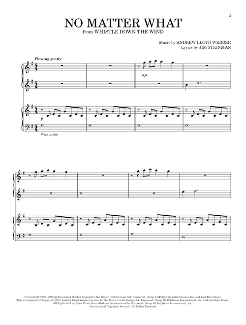 No Matter What - Boyzone (Piano Duet)