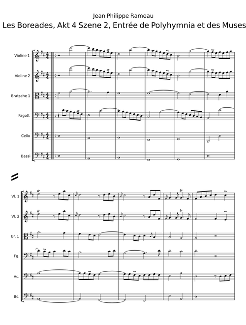 Les Boreades, Akt 4 Szene 2, Entrée de Polyhymnia et des Muses - Jean Philippe Rameau